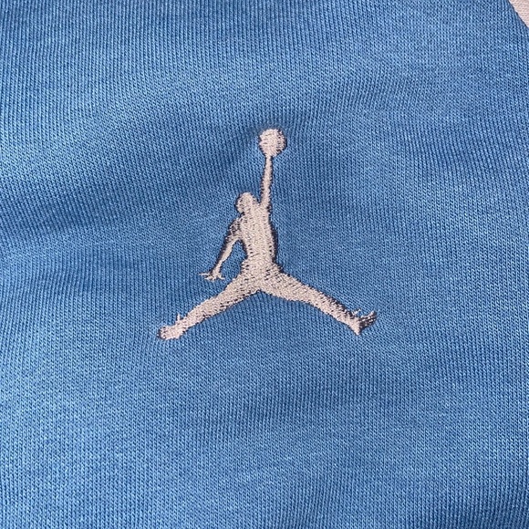 NIKE AIR JORDAN “Flight” Hoodie Blue/Gray Men’s Size XXL Pre-owned - Picture 5 of 6